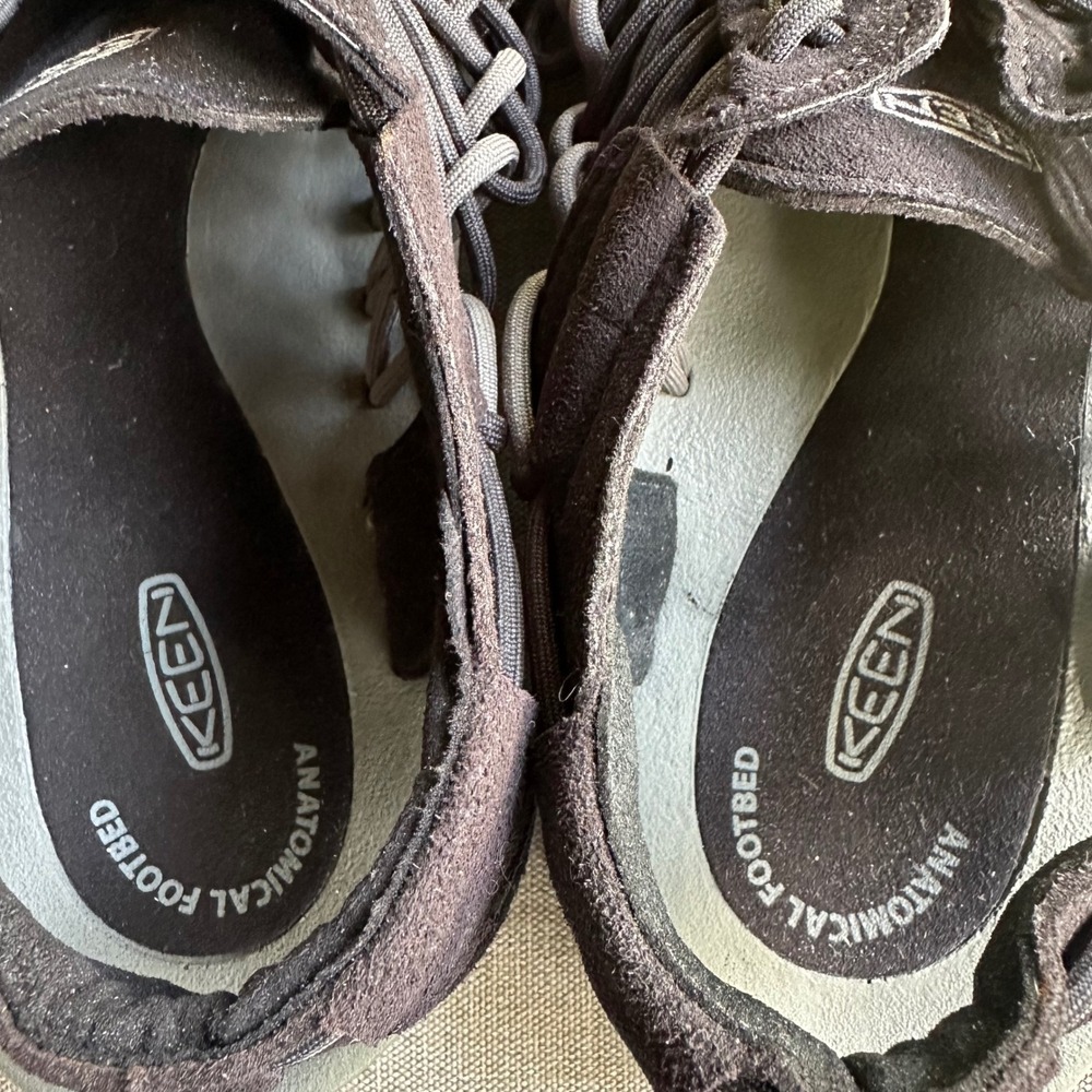 Keen Uneek Sandals Mens 12 Black Grey Cord Outdoor Water Shoes 1013086 - Picture 6 of 16